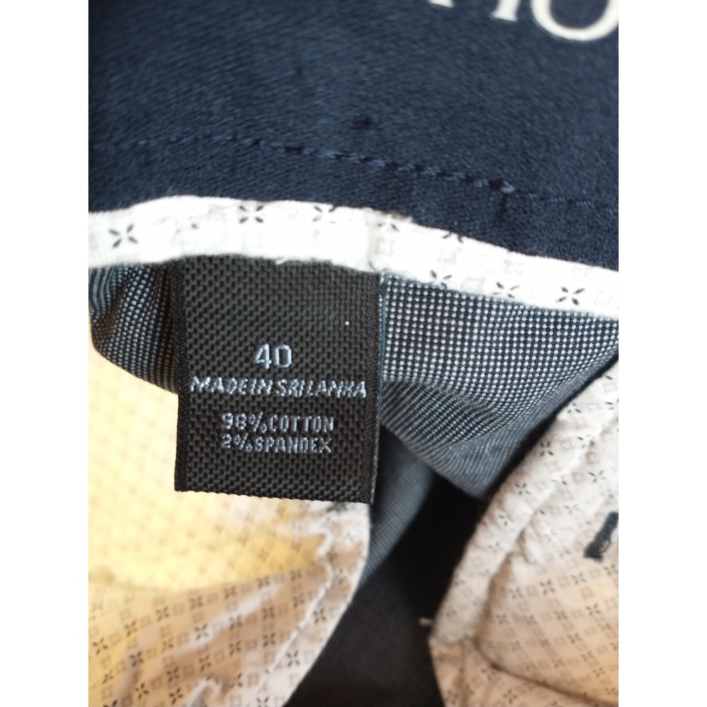 NWT Marc Anthony Shorts Slim Fit Navy /Grey Size 40 Stretch Waist $50 - Picture 8 of 8